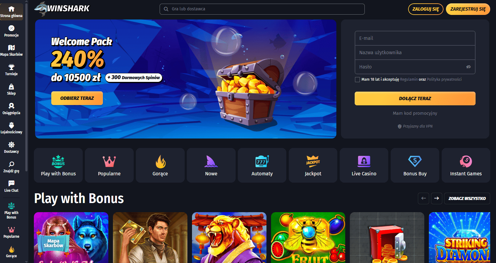 Winshark Casino