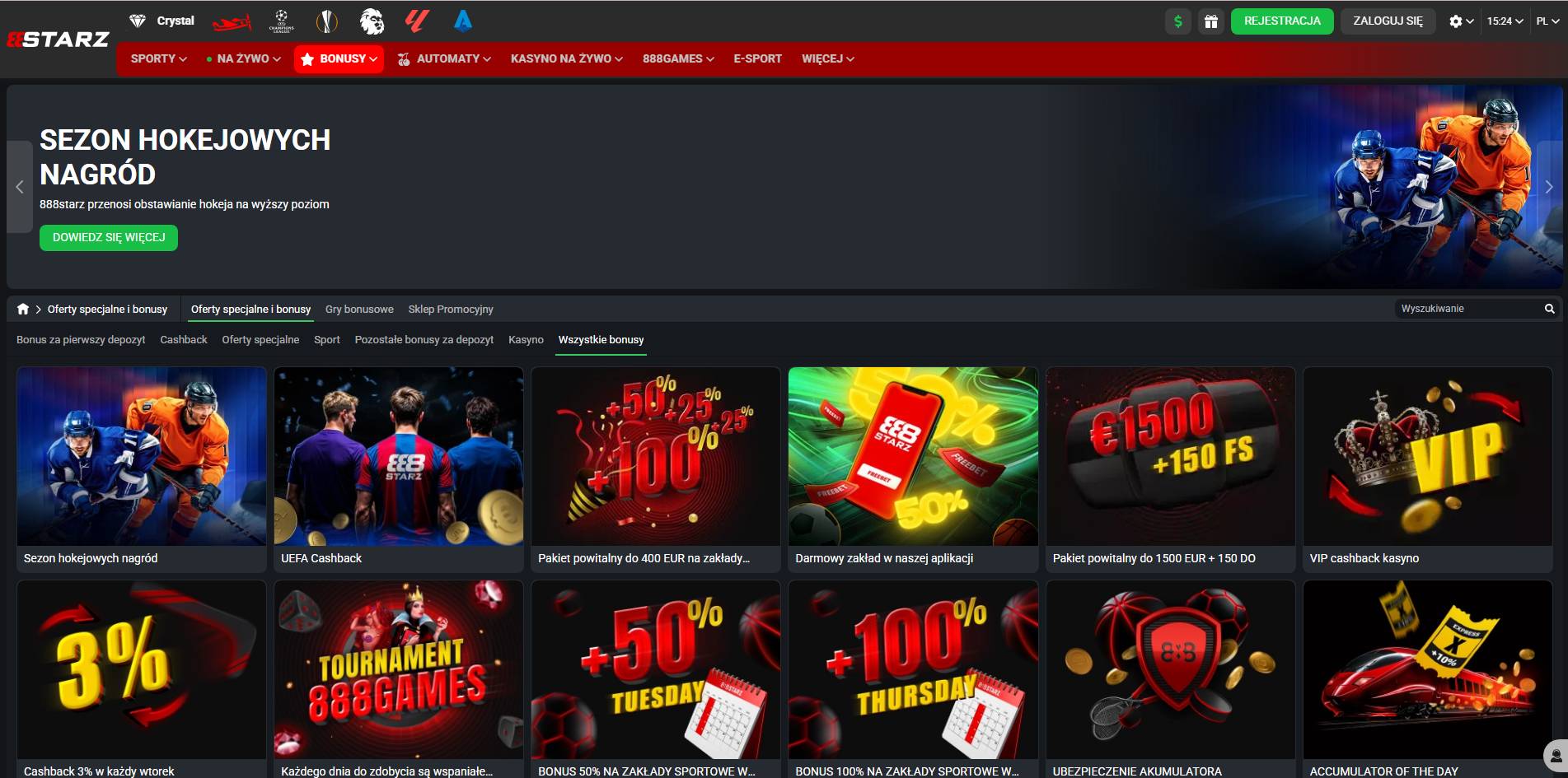888starz Casino bonusy i promocje