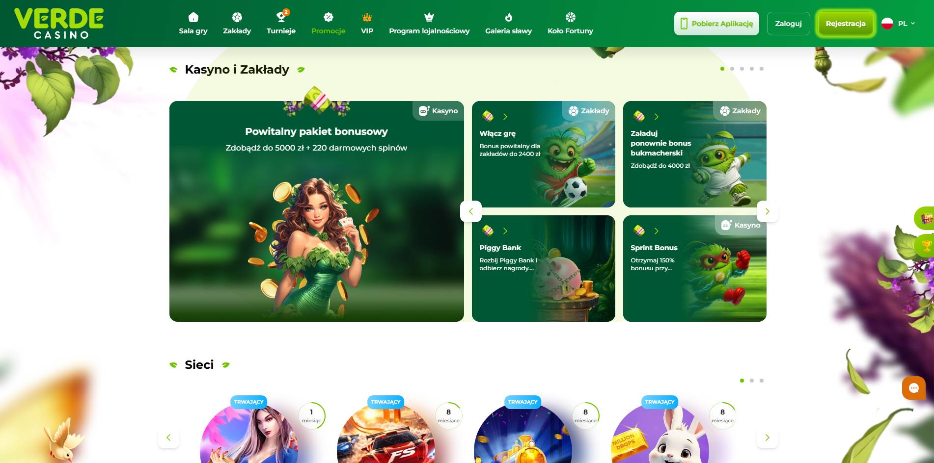 Verde Casino bonusy i promocje