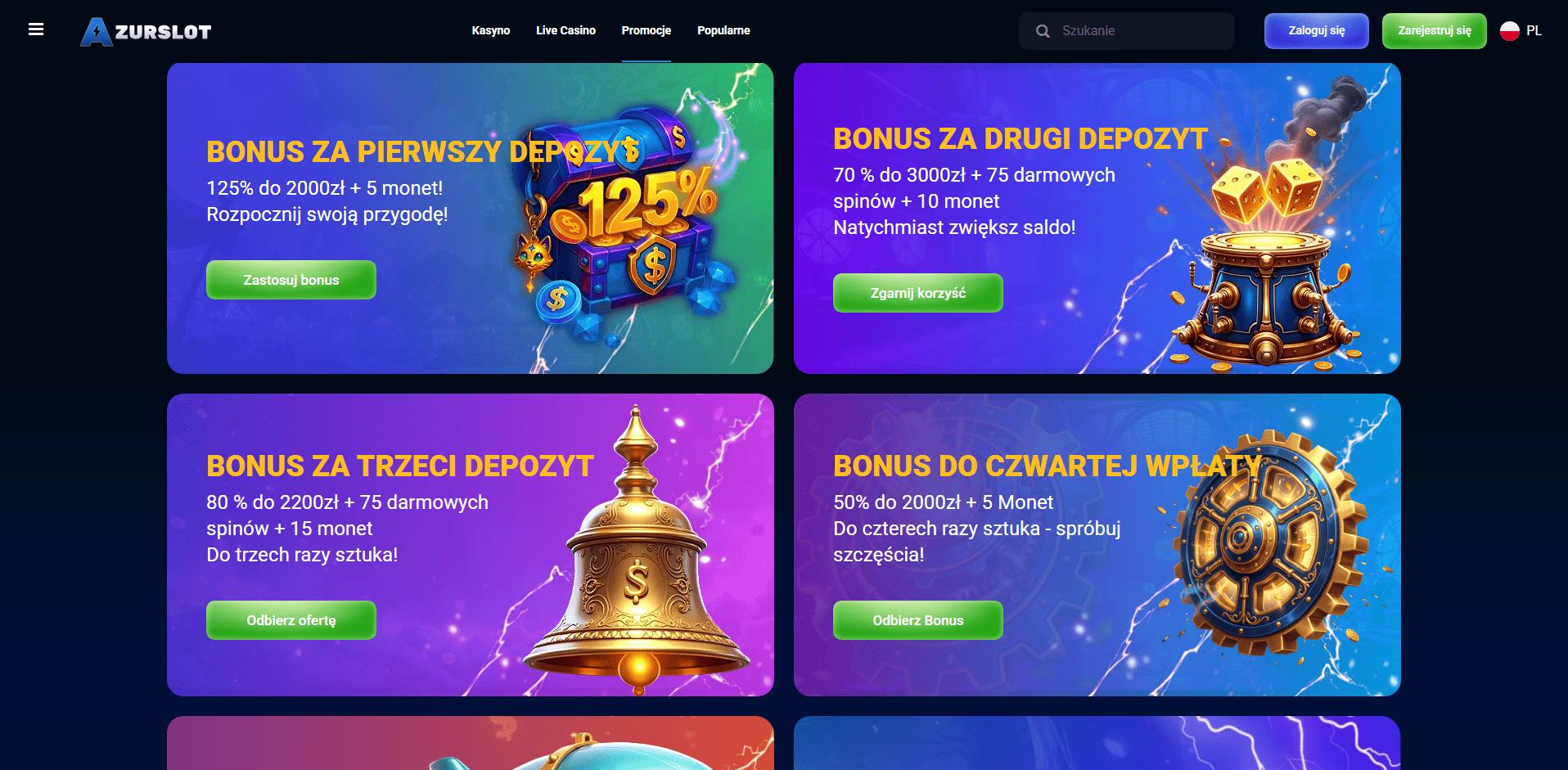 Azurslot promocje