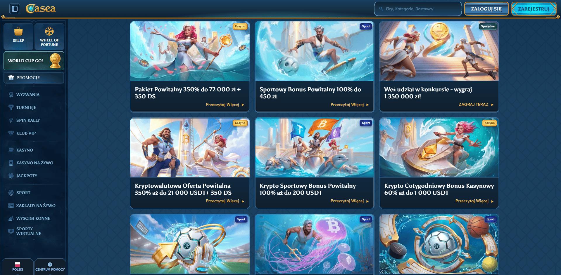 Casea Casino promocje