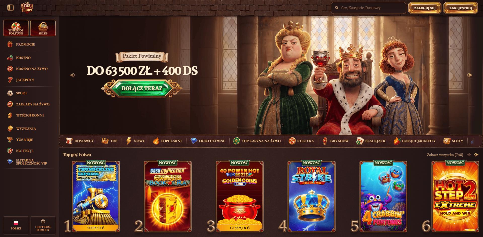 CrazyTower Casino