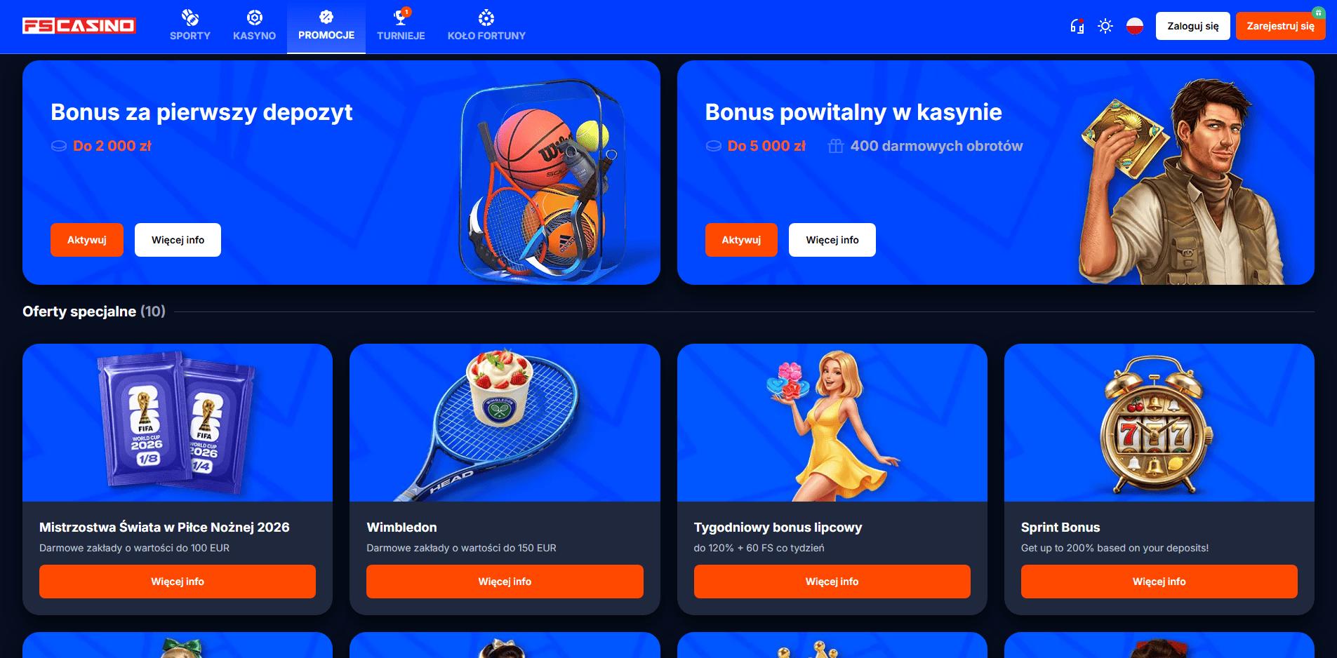 FS Casino Casino promocje