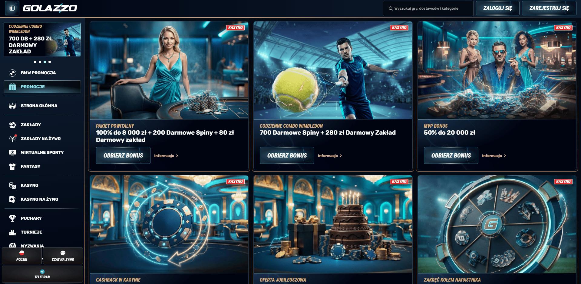 Golazzo Casino promocje