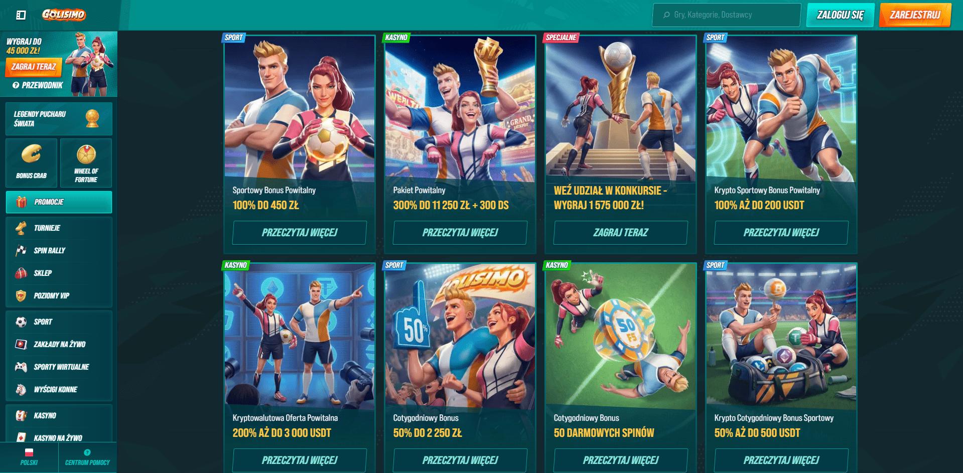 Golisimo Casino promocje