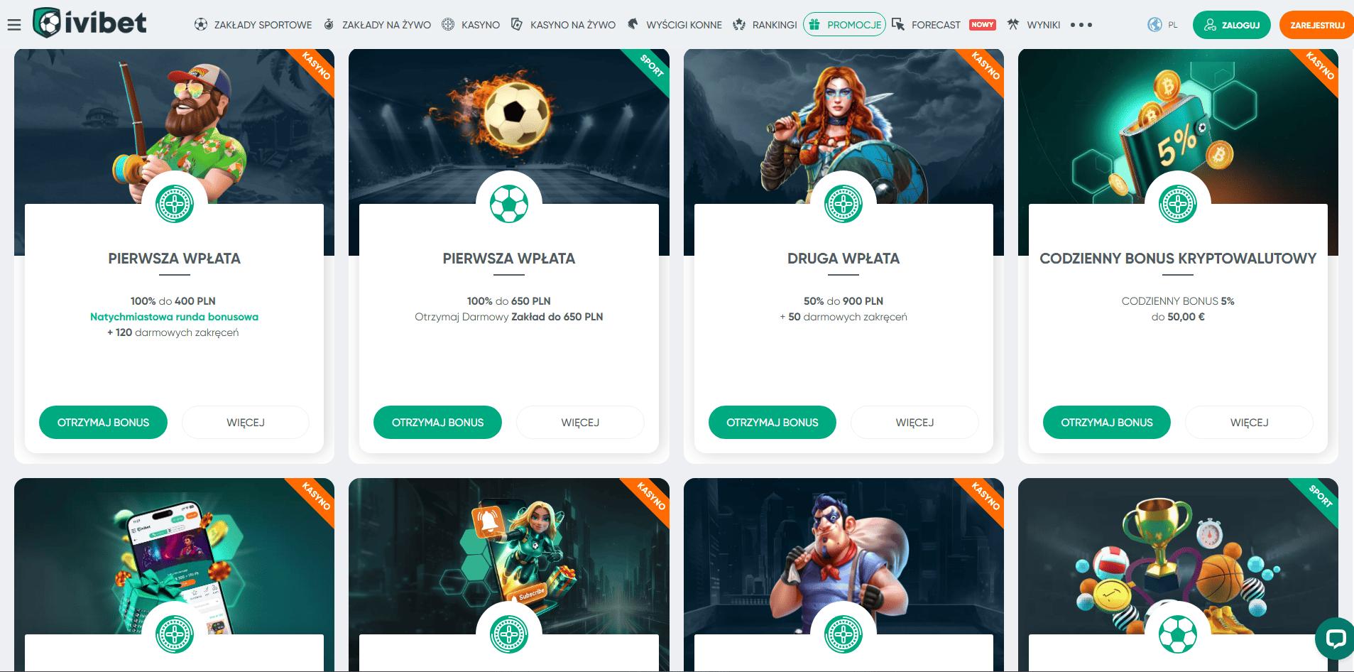 Ivibet Casino bonusy Ivibet Casino bonusy